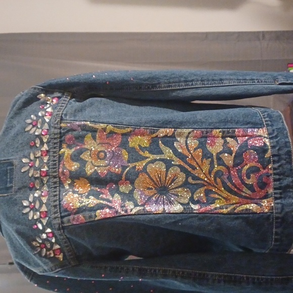 Denim embellished jacket - Picture 4 of 4
